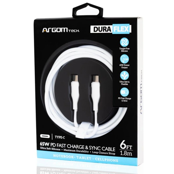 Cable Argom Dura Flex USB-C a USB-C / 1....