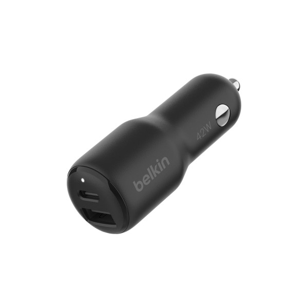 Cargador de Carro Belkin  Dual USB 42W BoostCharge / CCB005btBK
