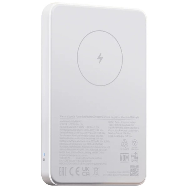 Power Bank Xiaomi 5000 mAh 33W Magnetico...