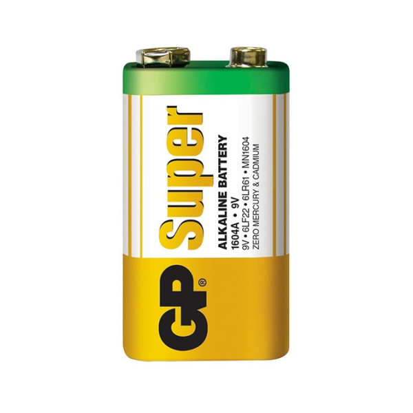 Bateria Cuadrada GP 9V Alcalina