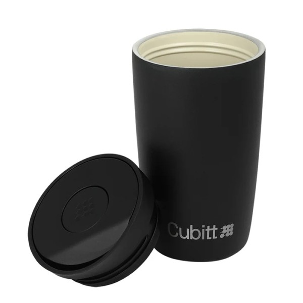Termo Cubitt para Cafe 12 onz /  Tapa Press & Lift / Acero Inoxidable de Doble Pared