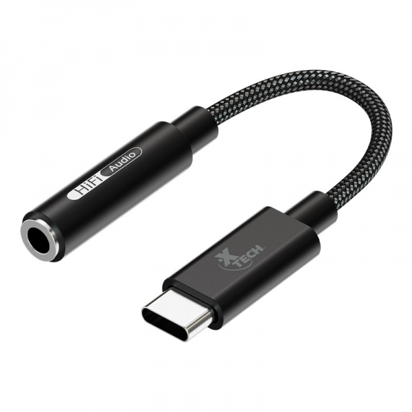 Adaptador Xtech XTC-509 USB-C Macho a 3.5mm Hembra