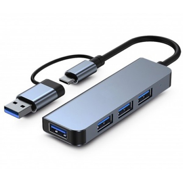 Hub USB 3.0 / USB C / 4 Puertos / Modelo...