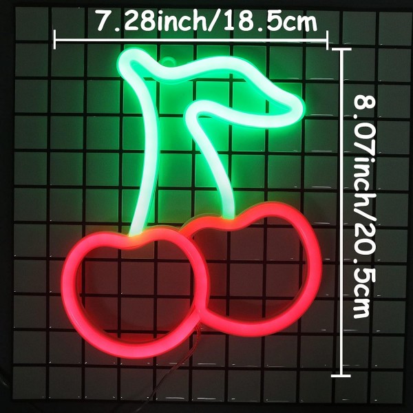 Letrero Led Neon Diseño Cereza