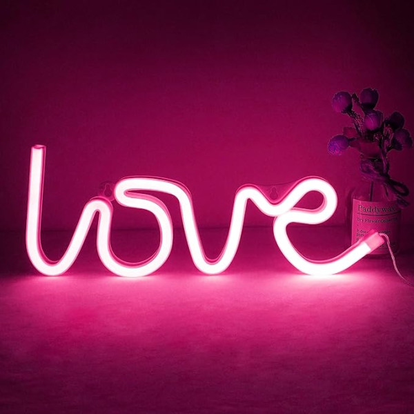 Letrero Led Neon Diseño Love