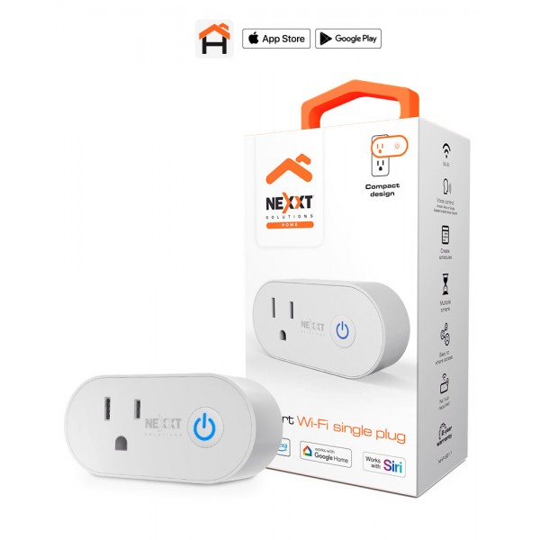 Nexxt Smart Wi-Fi Plug Toma Corriente In...