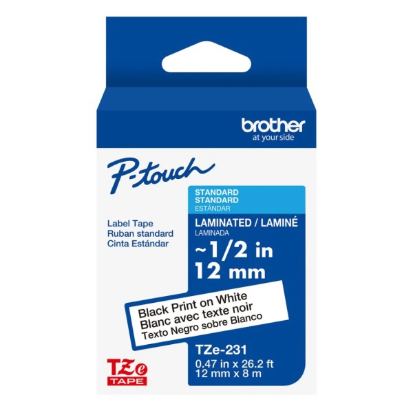 Cinta Brother TZe-231 para P-Touch TZ 0....