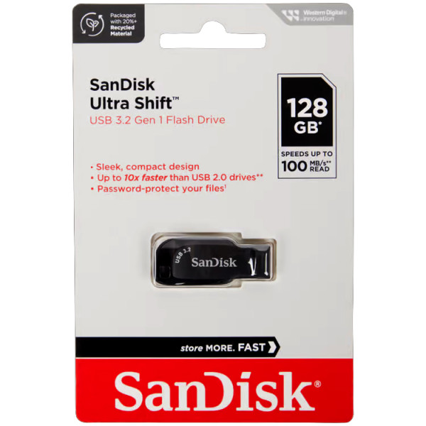 Memoria USB SanDisk 128GB Ultra Shift US...