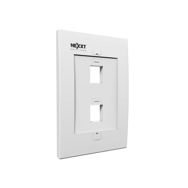 Faceplate Tapa Nexxt 2 Puertos