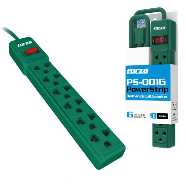 Regleta Forza / PS-001G / 6 salidas / Ca...