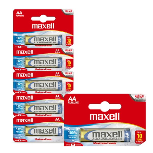 Bateria Maxell AA Alkalina 1.5V 1 UND