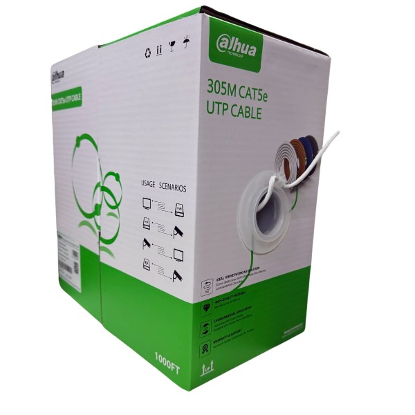 Caja de Cable UTP Dahua Cat5e 1000 Pies ...
