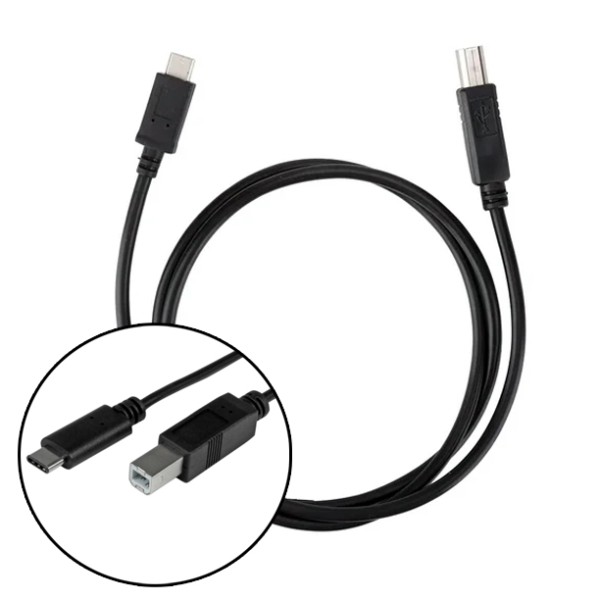 Cable USB Impresora Tipo C 1m