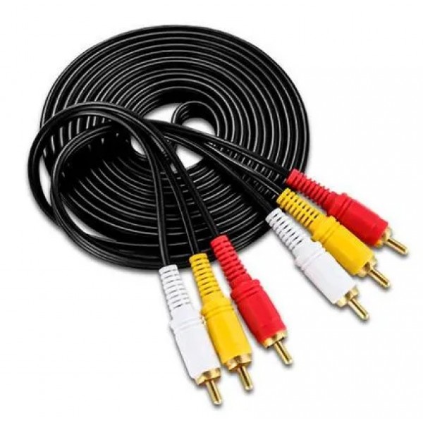 Cable RCA a RCA A/V 3M Reforzado / 51572...