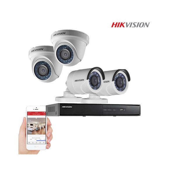 Cámaras Vigilancia Kit 2 Hikvision Full Hd 1Tb