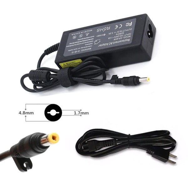 Cargador Generico para HP 18.5V 3.5A 4.8...
