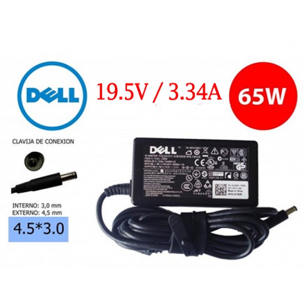 Cargador Original para Dell 65W 19.5V 3....