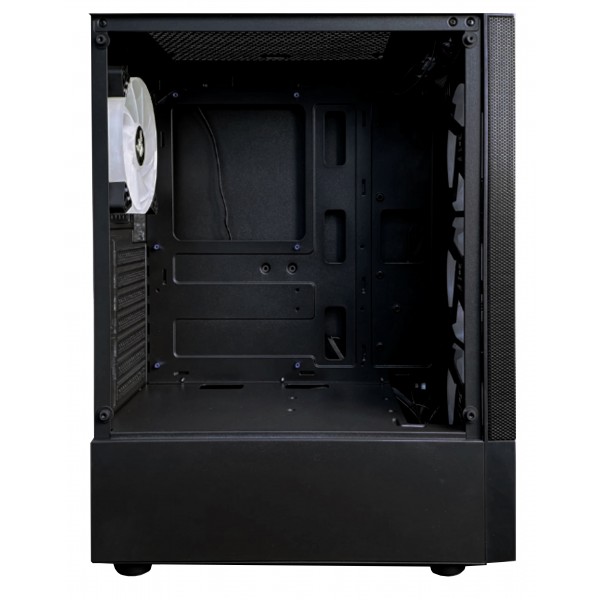 Case Gaming NSX  Raptor / 550W 80+ Plus Bronce / ARGB 4 FAN / ATX Mini ATX / Vidrio Templado