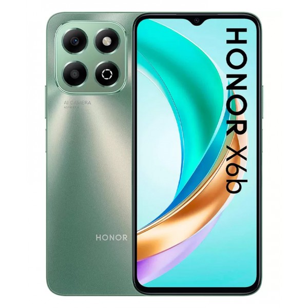 Celular Honor X6b JDY-LX3P OC 2.0Ghz/ 6.56 in/ 4GB Ram/ 128GB Mem/ Cam 50MP+2MP/ Selfie 5MP/ Android 14/ LTE/ 5200mAh 