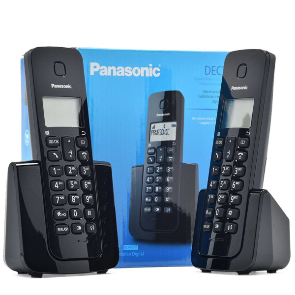 TELEFONO INALAMBRICO PANASONIC KXTGB112LAB 2 BASES