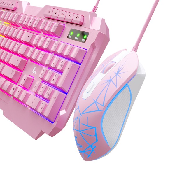Combo de Teclado y Mouse Gaming Mirana Xtech XTK-540S RGB