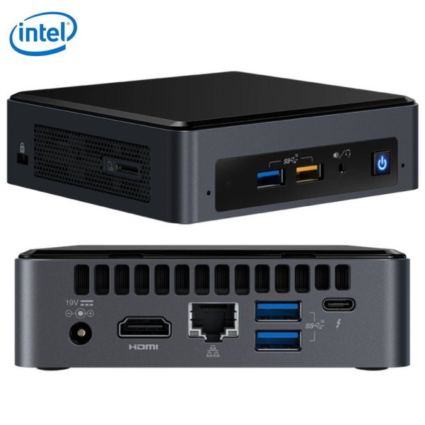 Mini PC Intel NUC Core i3-8109U 3.0Ghz/ 4GB DDR4/ SSD 240GB/ Graphics 655/  Gigabit WiFi+ LAN/ Bluetooth/ HDMI/ Windows 10 Home