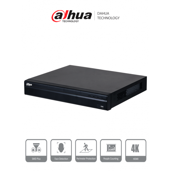 NVR DAHUA DHI-NVR4216-4KS3/ 16 CH / H.26...