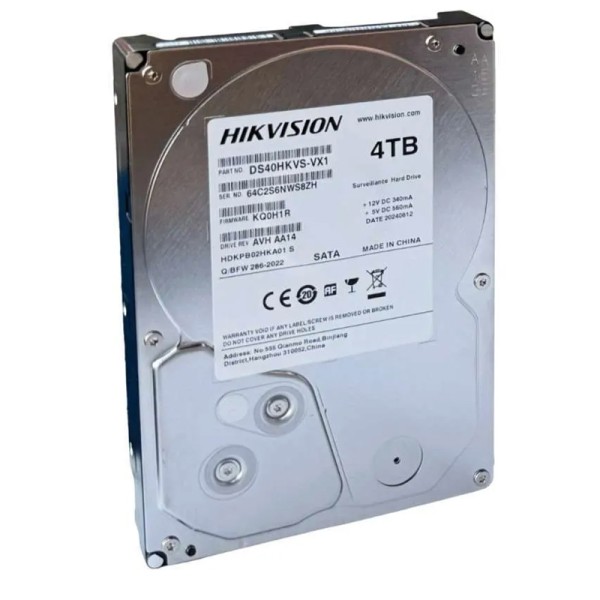 Disco Duro Hikvision SATA 4TB Surveillan...