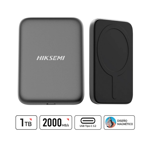 Disco Duro Externo SSD HikSemi 1TB USB-C...