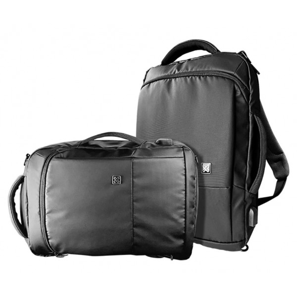 Maletin Mochila Klip KNB-895  para Notebook 15.6 in / 2 en 1