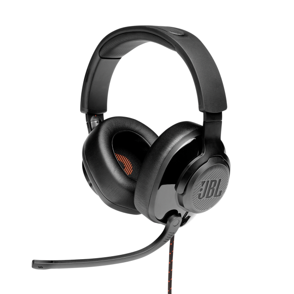 Headset JBL Quantum 300 / Banda Ajustable de Tela / Jack 3.5mm + Adaptador USB / PC / PS4 PS5 / Xbox / Nintendo / MAC