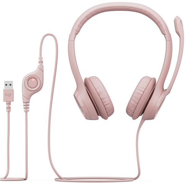 Headset Logitech H390  / Microfono con Cancelacion de Ruido / Control para Ajustar el Volumen / Conexion USB
