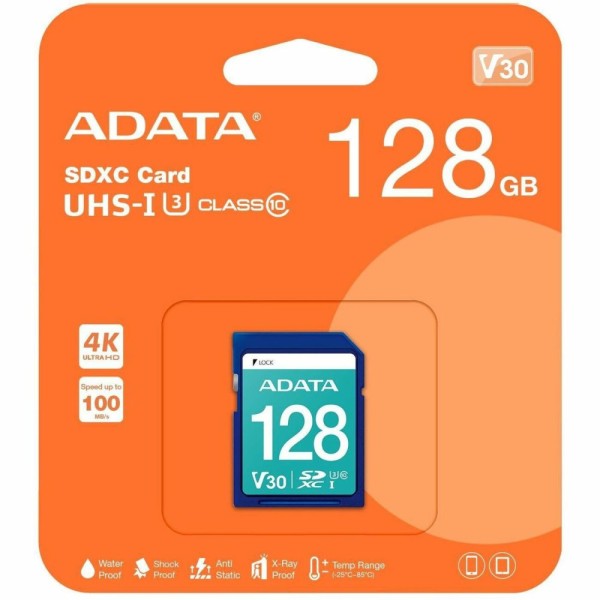 Memoria SDXC Adata 128GB / UHS-I 3 /  Cl...