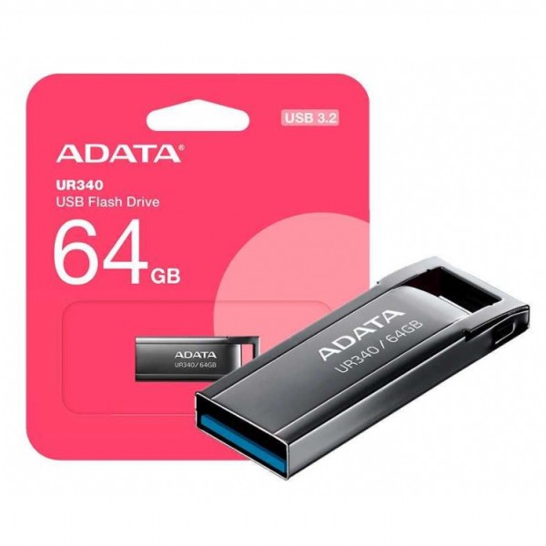 Memoria USB Adata 64GB Metalica 3.2 100M...