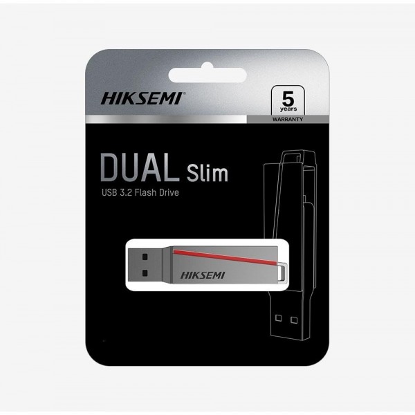 Memoria USB HikSemi Dual Slim 128GB / US...