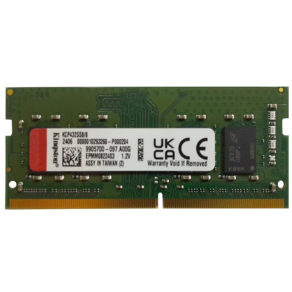 Memoria Kingston 8GB DDR4-3200Mhz Sodimm...