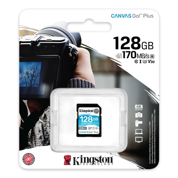 Memoria SD Kingston 128GB Clase 10 Canva...