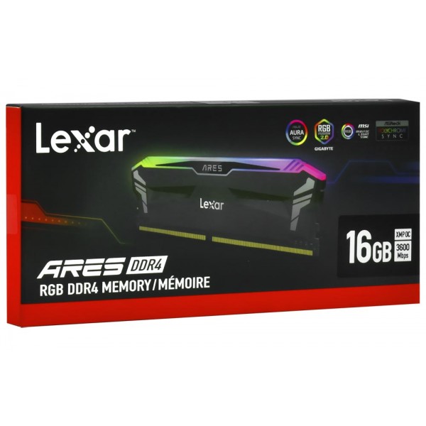 Memoria Lexar 16GB DDR4-3600Mhz RGB Gami...