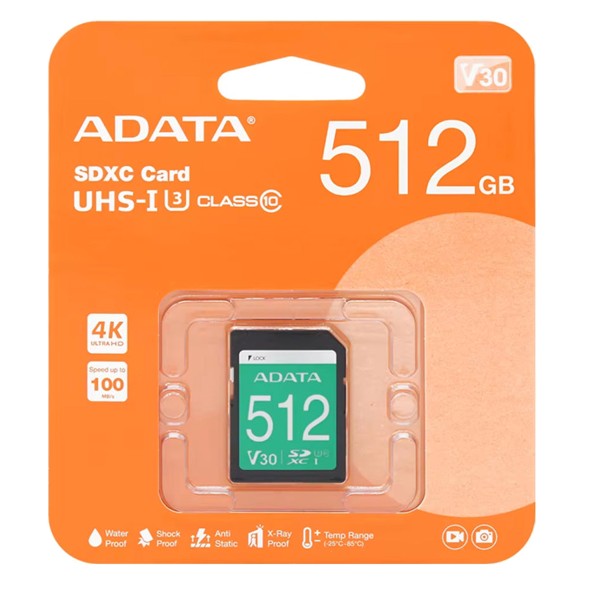 Memoria SDXC Adata 512GB / UHS-I 3 /  Cl...
