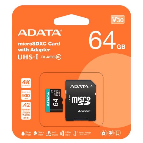 Memoria Micro SDXC Adata 64GB UHS-I Clas...