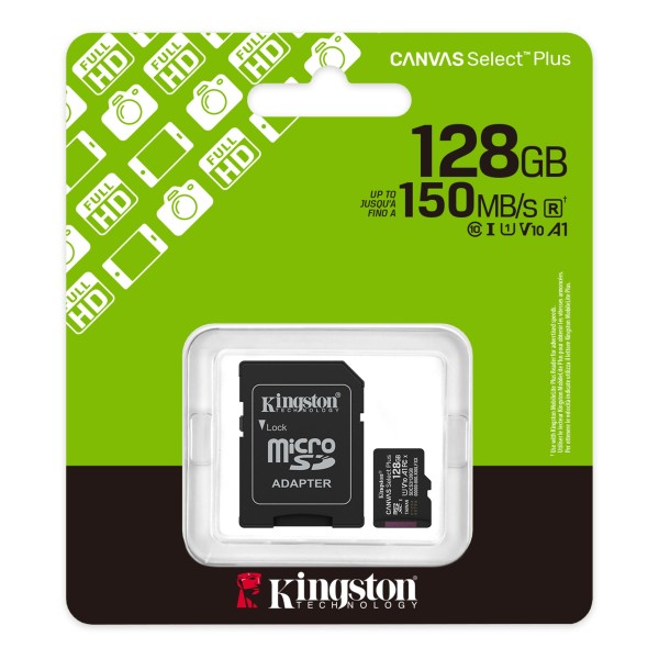 Memoria Micro SD Kingston 128GB Clase 10...
