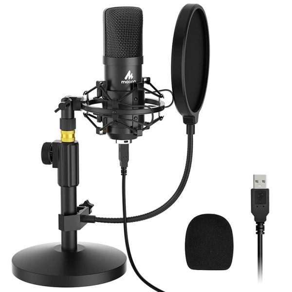 Kit de Microfono Maono AU-A04T para Podc...