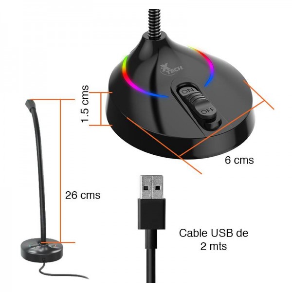 Microfono Xtech XTS-680 USB