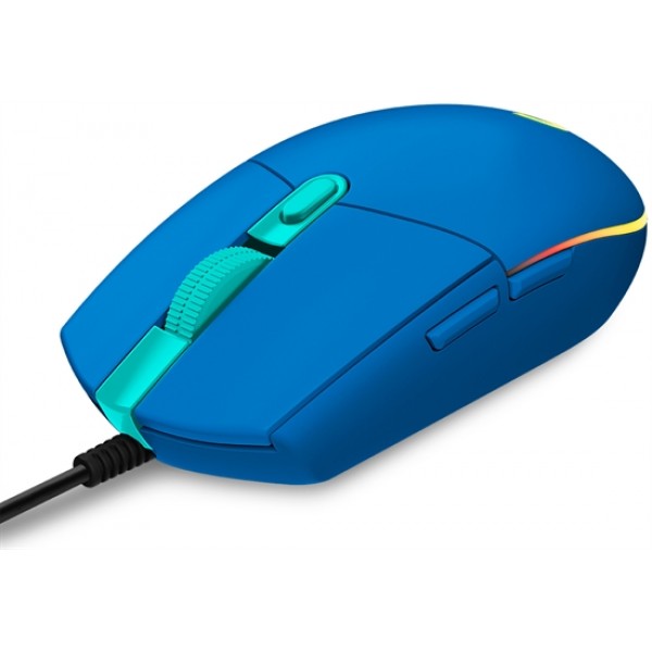 Mouse Gaming Logitech G203 Prodigy / RGB LIGHTSYNC / 6 Botones Programables / 8,000 dpi / Conexion USB