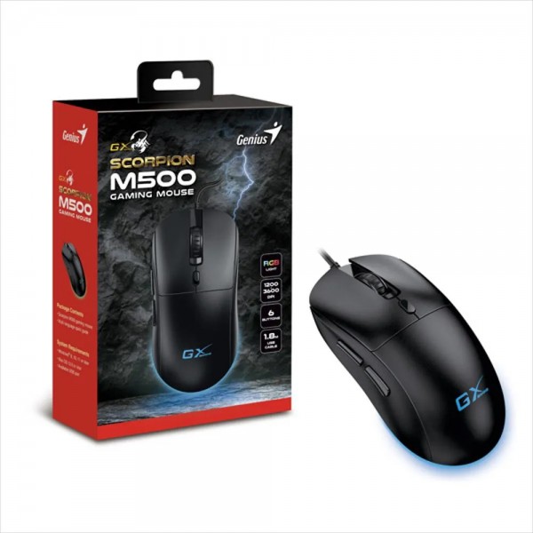 Mouse Gaming Genius GX Scorpion M500 RGB...