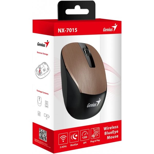 Mouse Genius NX-7015 Inalambrico BlueEye...