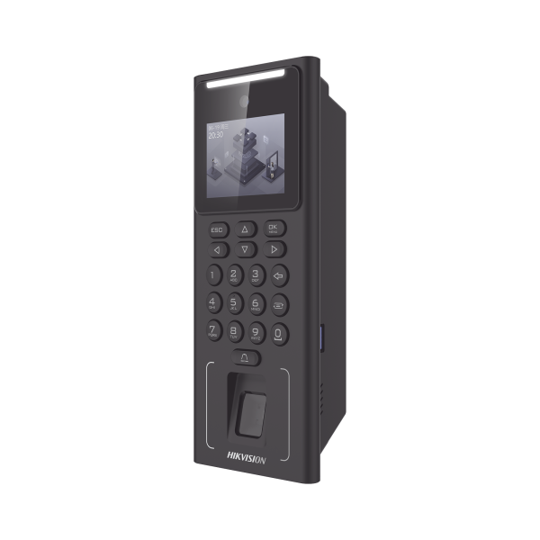 Multibiometrico Hikvision DS-K1T321EFWX- B/ Control de Acceso/ Lector de Huella/Reloj de Marcacion/Reconocimiento Facial/ Wi-Fi