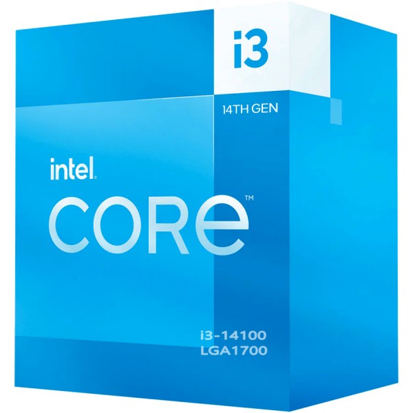 Intel Core i3-14100 4.70Ghz QC 12MB Cach...