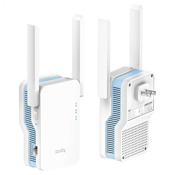 Range Extender Cudy RE1200 AC1200 Access Point / Mesh Satellite / Doble Banda / 300 Mbps 2.4Ghz/ 867 Mbps 5Ghz