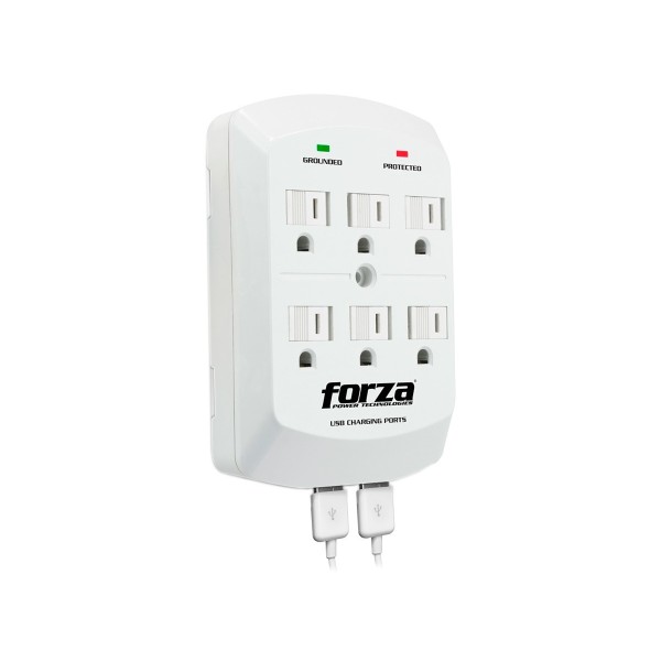 Power Wall Forza FWT-760USB 3 Salidas 2 USB 2.1 A
